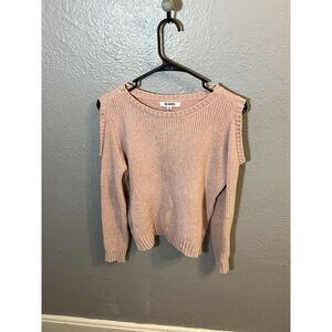 Women's Bb Dakota Crew Neck Light Pink Sweater Size‎ Small